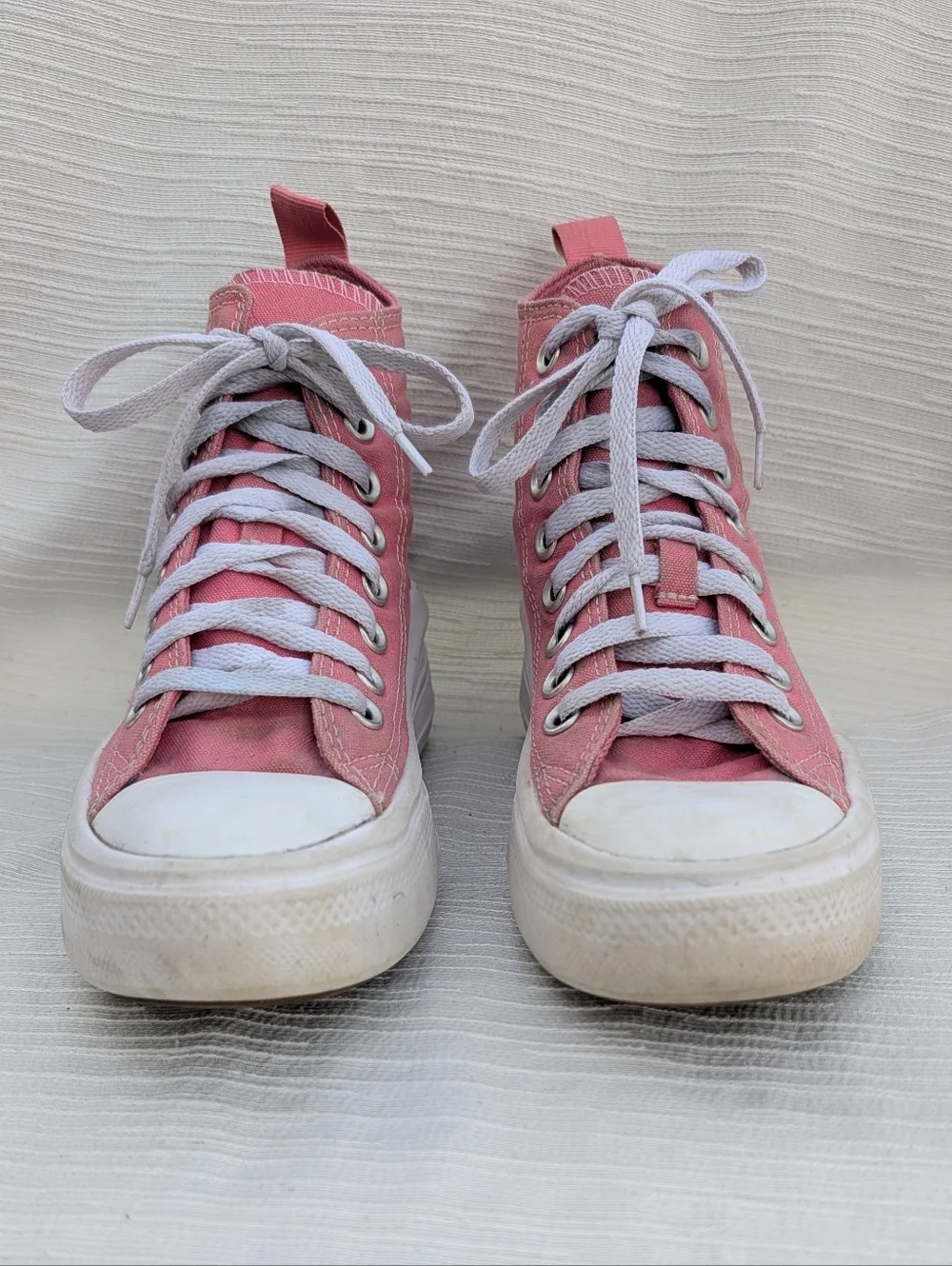 Converse Chuck Taylor All Star Platform High Top Sneakers - Pink Youth Size 3.5